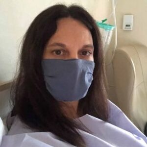 Michelle in Hospital recovering from surgery