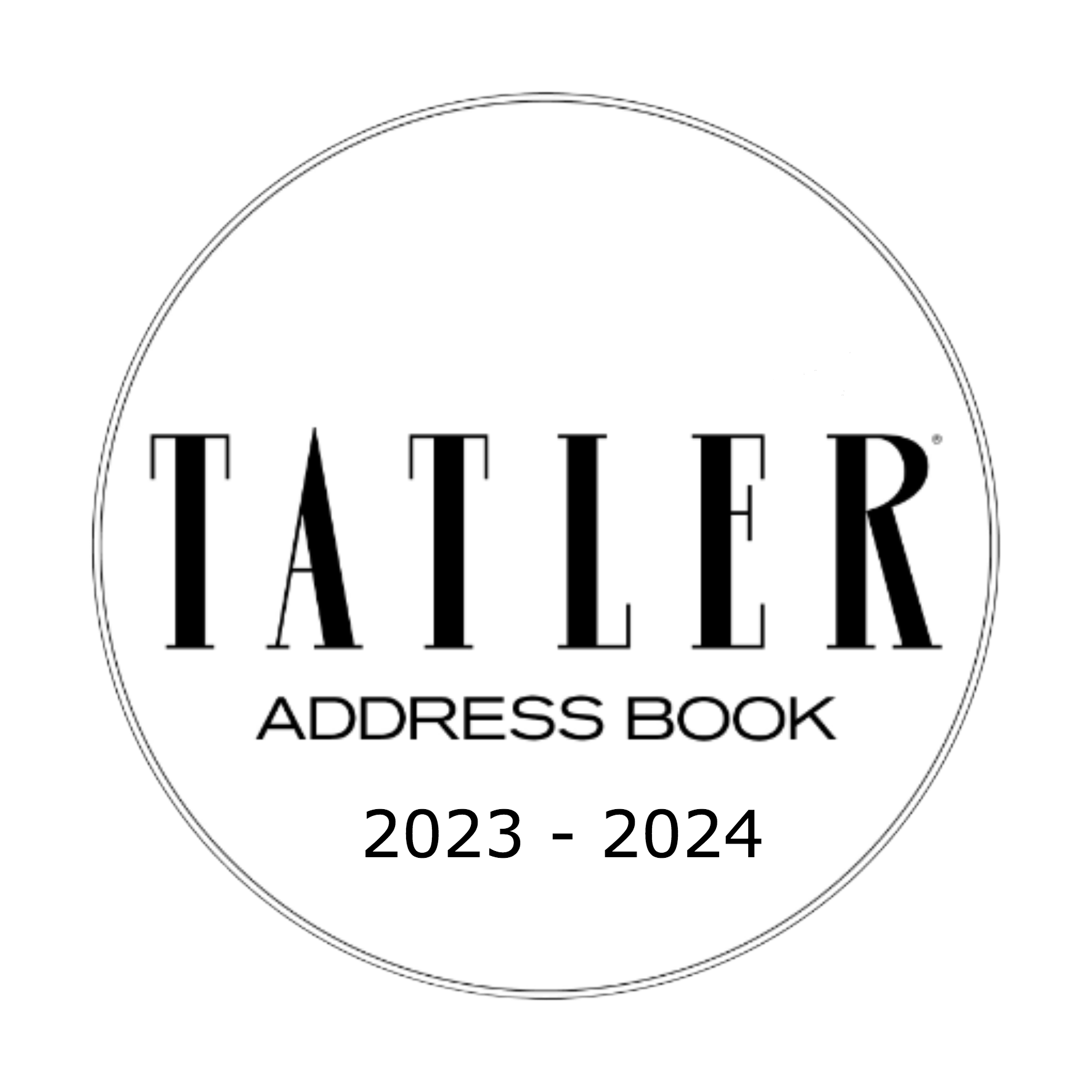Featured in Tatler Address book 2023-2024
